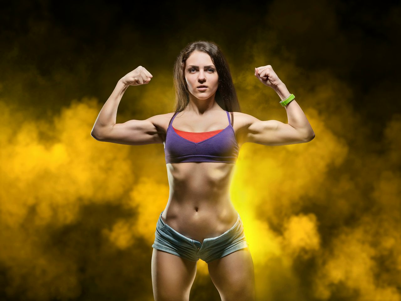 Athletic girls in Asmara